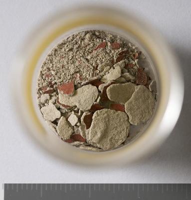 Fig.1. Sample overview (front). Photo by M.Gil 2018 © ICCROM Archives