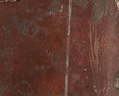 Fig.2. Sample overview (detail front). Photo by M.Gil 2018  © ICCROM Archives