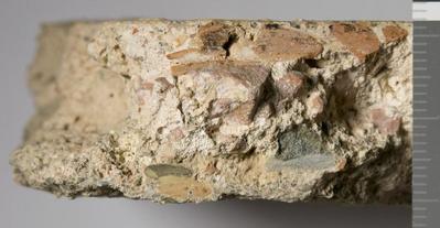 Fig.3. Sample overview (profile). Photo by M.Gil 2018  © ICCROM Archives