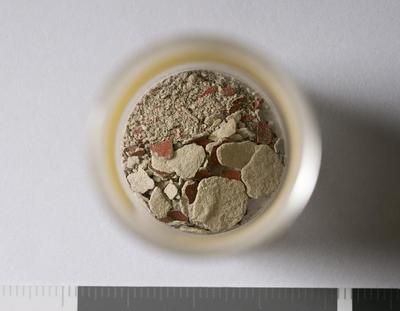 Fig.2. Sample overview (front). Photo by M.Gil 2018 © ICCROM Archives