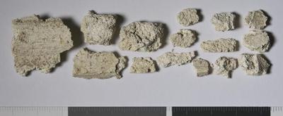 Fig.2. sample overview (reverse). Photo by M.Gil2018 © ICCROM Archives