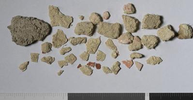 Fig.2. sample overview (reverse). Photo by M.Gil2018 © ICCROM Archives