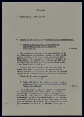 Programme